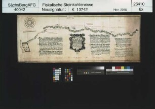 Planitz, Reinhardt von der, Steinkohlenwerk, Zauckerode, Teil der Grubenbaue