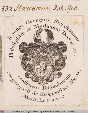 Wappen des Johann Georg Starckmann