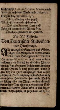 Die XI. Historia. - Die XX. Historia.