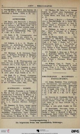 Bibliographie – Buchwesen – Enzyclopädien (Nr. 155-243)
