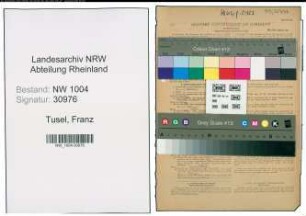 Entnazifizierung Franz Tusel , geb. 05.08.1915 (Kraftfahrer)