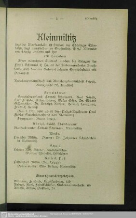 Kleinmiltitz