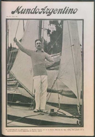 El yachting en la Argentina [Fotografía]