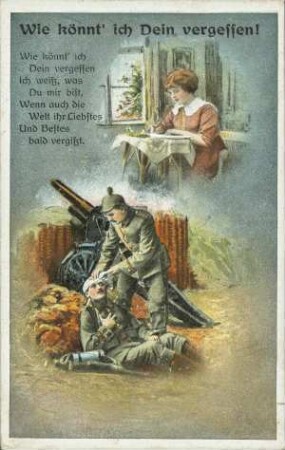 Wie könnt' ich Dein vergessen!