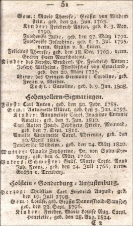 Hohenzollern-Sigmaringen.
