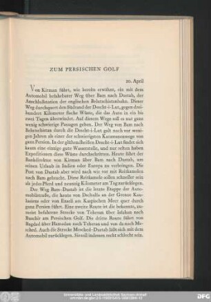 Zum Persischen Golf