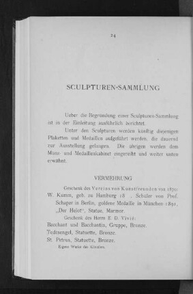 Sculpturen-Sammlung
