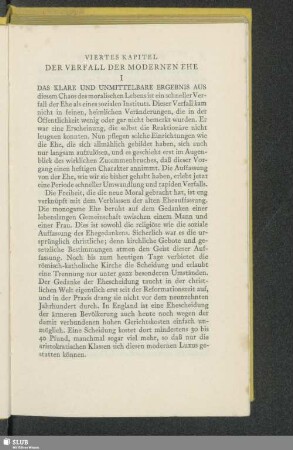 Viertes Kapitel Der Verfall Der Modernen Ehe