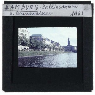 Hamburg, Binnenalster,Hamburg, Ballindamm,Hamburg, Rathaus,Hamburg, Mahnmal St. Nikolai