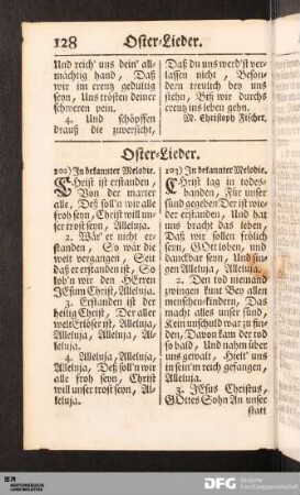Oster-Lieder.