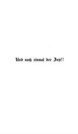 Und noch einmal der Zopf!