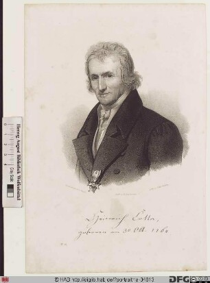 Bildnis (Johann) Heinrich (von) Cotta