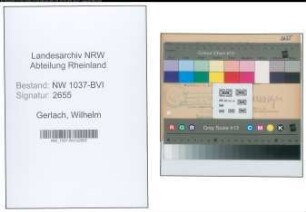 Entnazifizierung Wilhelm Gerlach , geb. 10.05.1888 ()