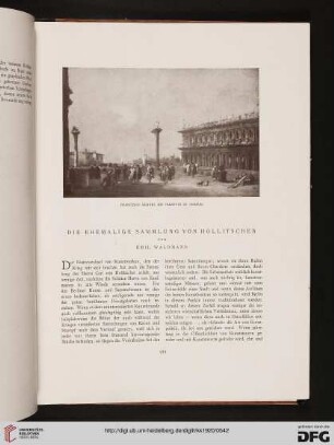 Die ehemalige Sammlung von Hollitscher