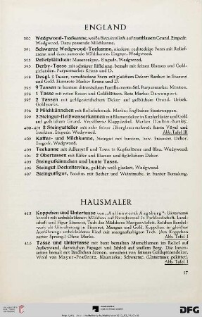 England (Nr. 390-407)