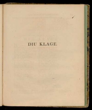 Diu Klage