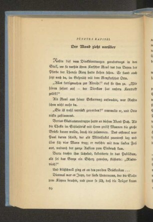 Fünftes Kapitel Der Mond zieht vorüber