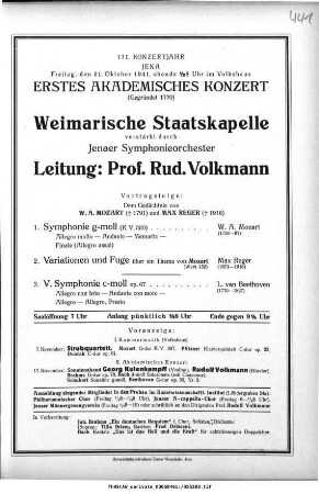 Erstes Akademisches Konzert