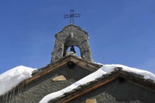 Zermatt - Kapelle auf dem Gornergrat : Eine kleine Kapelle steht auf dem Gornergratgipfel. Aufgenommen am 17. Mai 2010 in Zermatt