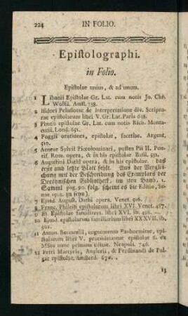 224-239, in Folio - in Octavo maj.