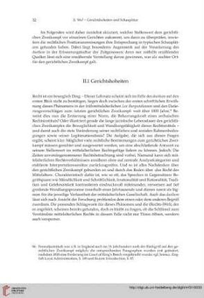 II.1 Gerichtshoheiten