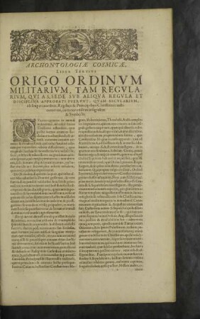Origo Ordinum Militarium