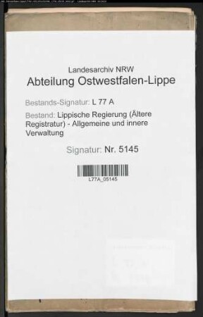 Ausschank von Spirituosen in Läden in der Stadt Detmold