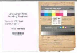Entnazifizierung Matthias Poss , geb. 22.05.1901 (Kaufm.Angestellter)
