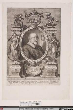 Bildnis Johann (Schweikard von Kronberg), 1604-26 Kurfürst u. Erzbischof von Mainz