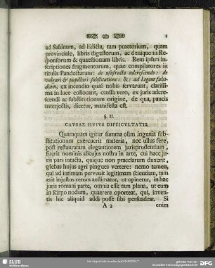 §. II. Causae Huius Difficultatis