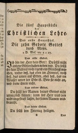 1-5, Die fuenf Hauptstuecke der Christlichen Lehre