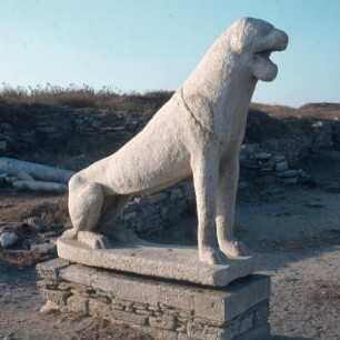 Delos. Naxischer Löwe, 7. Jh. v. Chr., K1