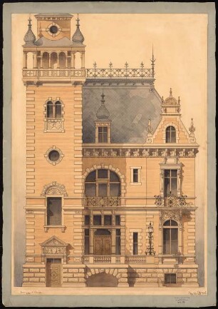 Villa: Fassadenausschnitt