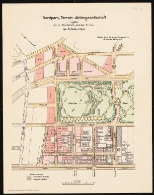 Siedlung Schillerpark, Berlin-Wedding: Lageplan
