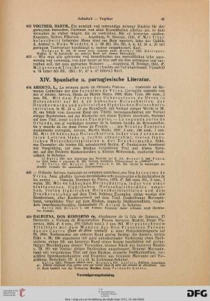 Spanische u. portugiesische Literatur (Nr. 404-425)