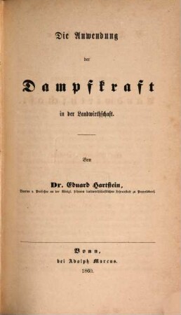 Fortschritte in der englischen u. schottischen Landwirthschaft, 3