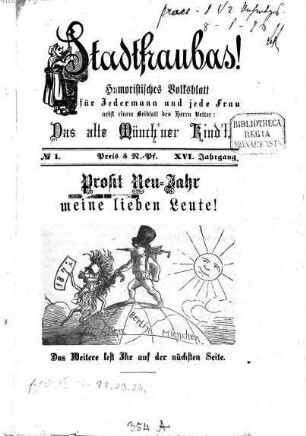 Stadtfraubas. 16. 1876, Nr. 1 - 31