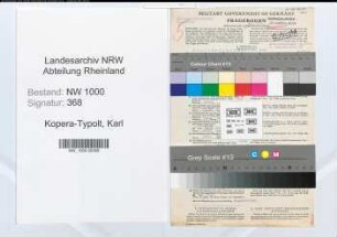 Entnazifizierung Karl Kopera-Typolt, geb. 23.07.1901 (Postinspektor)