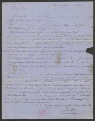 Brief an B. Schott's Söhne : 23.04.1865