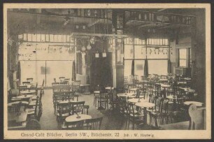 Ansichtskarte "Grand-Café Blücher", Blücherstraße 22