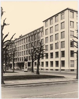 BBC (Brown, Boveri & Cie), Mannheim Bürohaus Augustaanlage: Eckbau