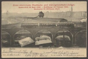 Ansichtskarte Gleisdreieck an der Luckenwalder- und Schöneberger Straße