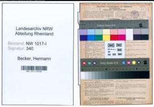 Entnazifizierung Hermann Becker , geb. 22.09.1893 (Fabrikant)