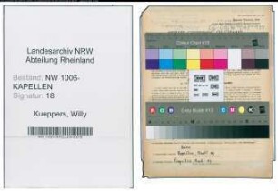 Entnazifizierung Willy Kueppers , geb. 03.09.1903 (Organist)