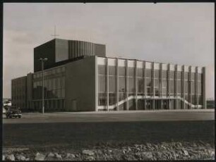 Stadttheater (später: Heinz-Hilpert-Theater), Lünen: Außenansicht Nordwesten