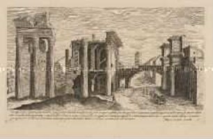 Forum des Nerva (Nr. 6 der Folge "Vestigi delle antichità di Roma ...")