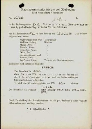 Stephan, Karl