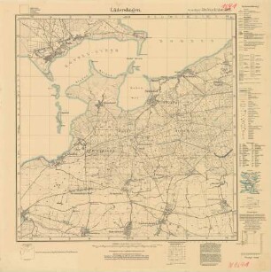1641 (alte Nr.: 369) Lüdershagen, Meßtischblatt (4cm - Karte)
