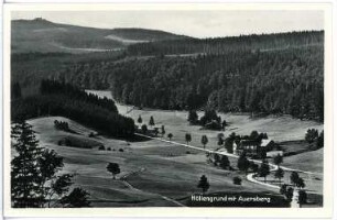 Auersberg. Höllengrund mit Auersberg