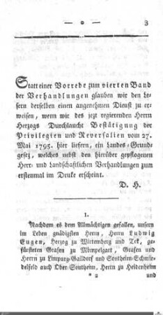 Bestätigung der Privilegien und Reversalien, 27.5.1795